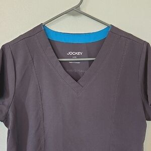 Jockey | Gray Short Sleeve Scrub Top Size Medium